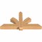 Ekena Millwork Redmond Smooth Timber Gable Bracket, Western Red Cedar, 60"W x 32"H x 5 1/2"D x 5 1/2"F, 13/12 Pitch GBW060X32X0606RED00SWR - alternate 3